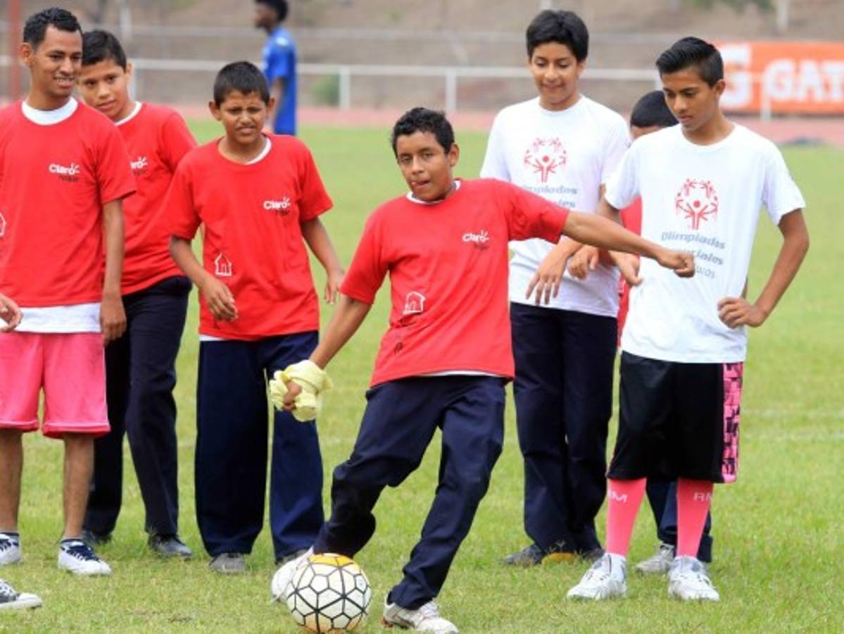 Motagua jugó con Olimpiadas Especiales