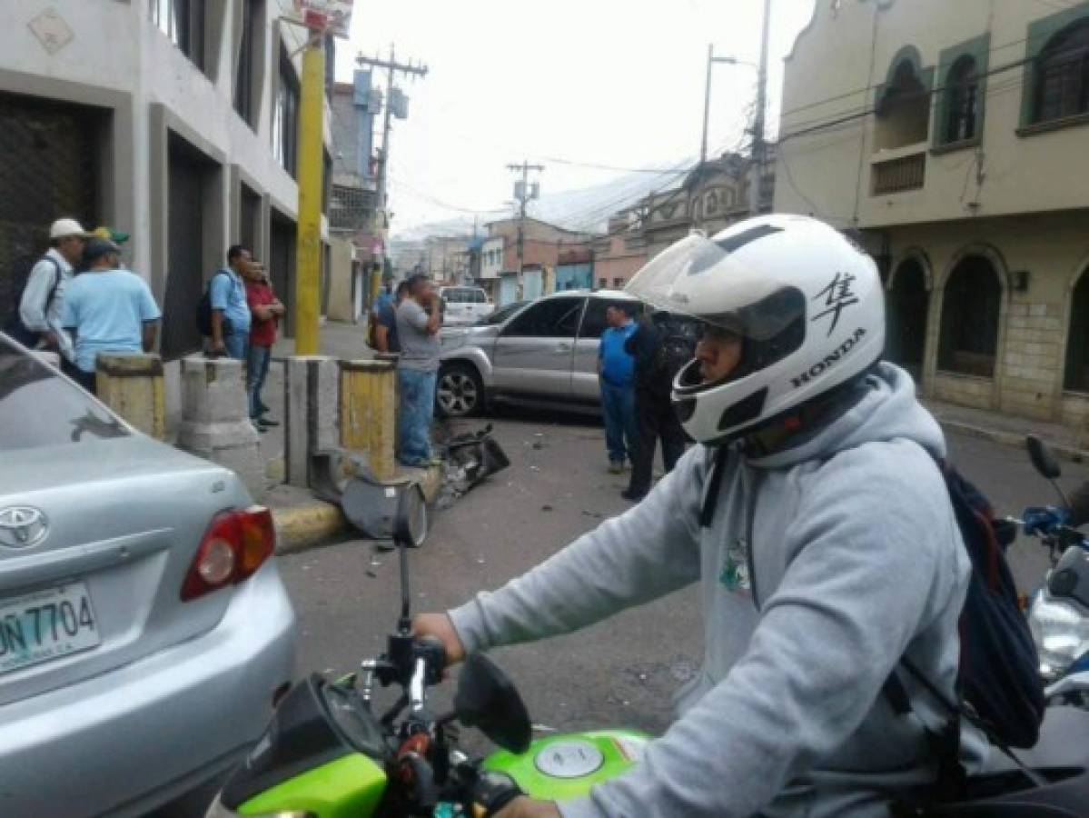 Accidente vial deja herida a la esposa del jugador del Olimpia, Carlos Will Mejía