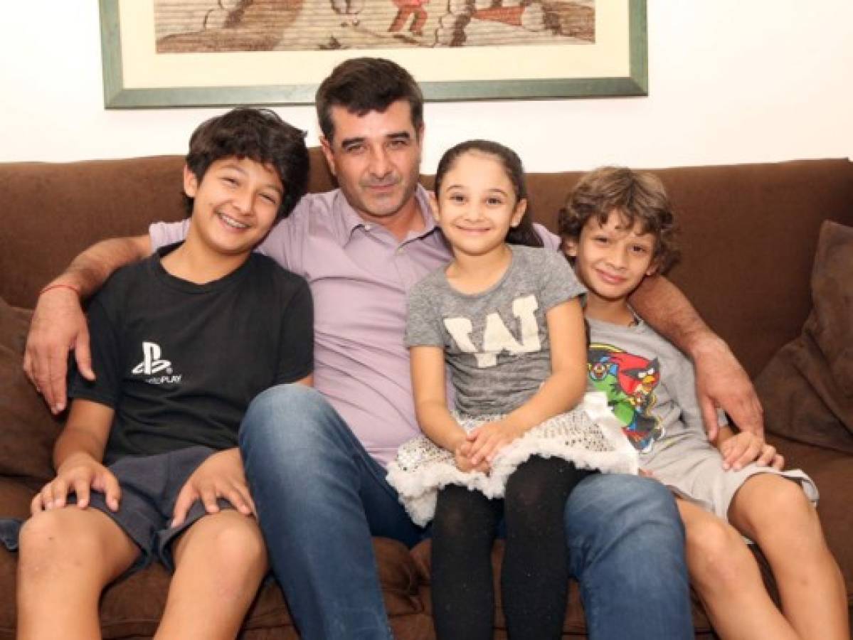 Diego Vazquez, el padre de familia...'Mis hijos son la luz de mi vida”