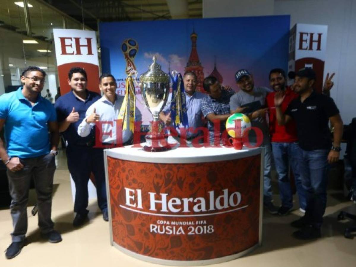 La Copa del futuro campeón del fútbol hondureño vistió la sala de redacción de EL HERALDO