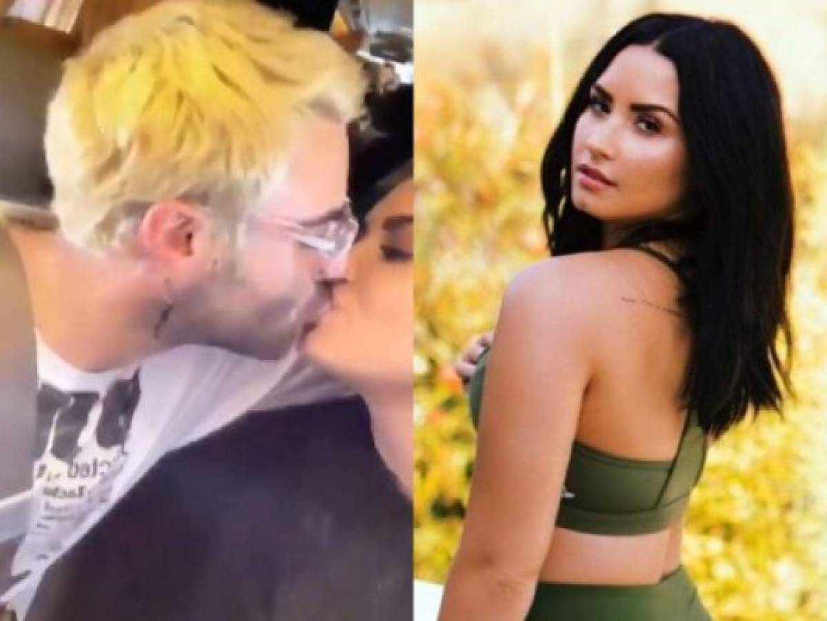 VÍDEO: Demi Lovato y Henry Levy confirman su noviazgo con un romántico beso