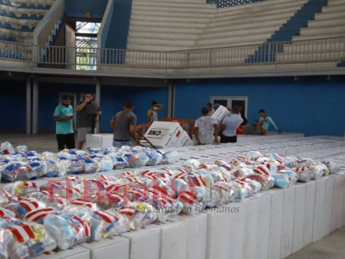 Bajo completa normalidad llegaron 3,345 maletas electorales a Cortés (Fotos)