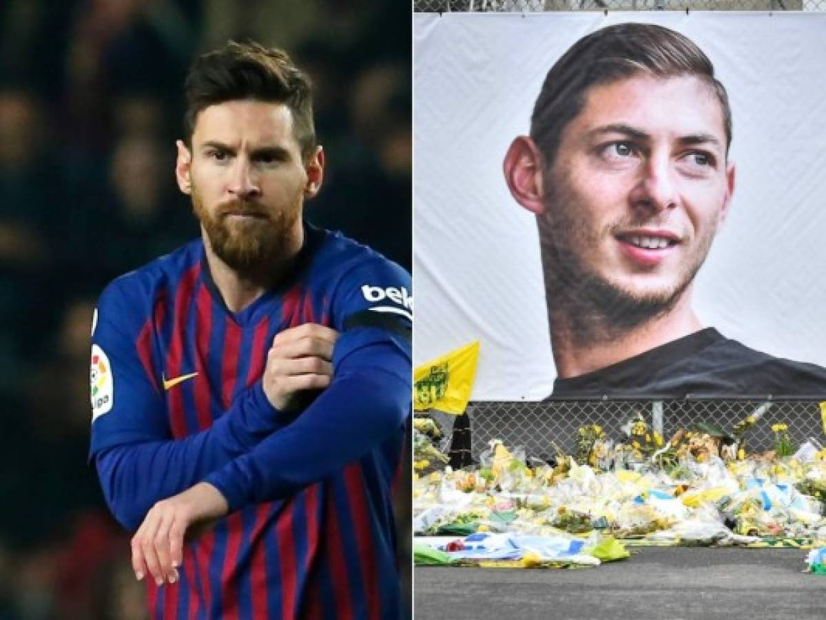Messi lamenta la muerte del jugador Emiliano Sala