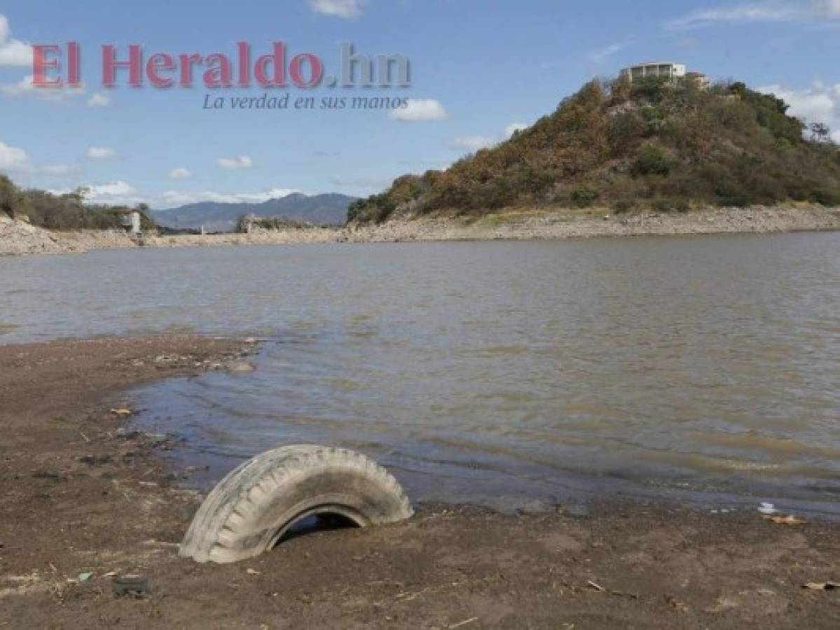 Represas de la capital de Honduras presentan bajos niveles de agua