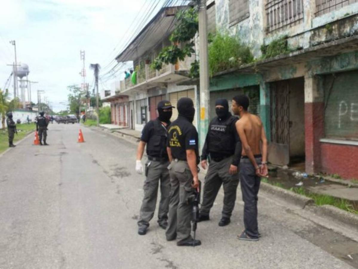 Operación Morazán: Diez personas detenidas en Puerto Cortés por tráfico de drogas