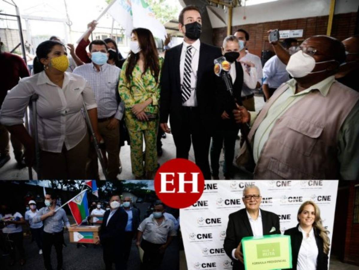 Partidos acuden al CNE y presentan planillas en los tres niveles electivos (FOTOS)