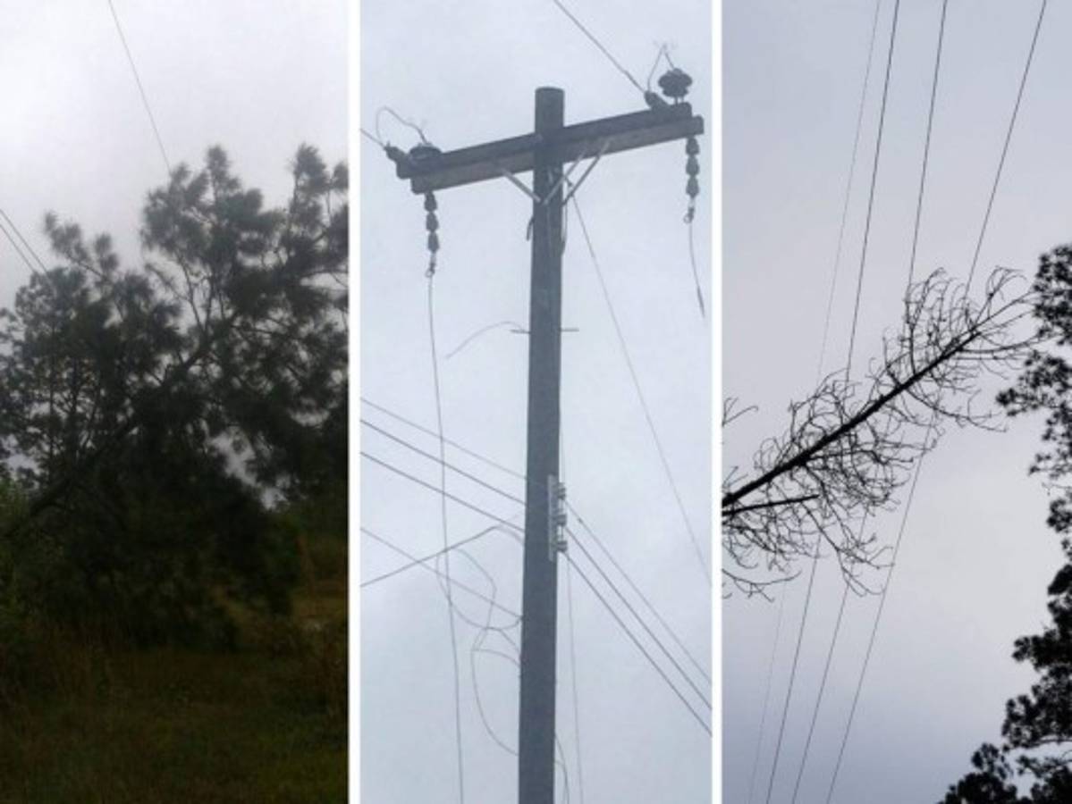 Pese a las lluvias servicio de energía eléctrica se mantiene estable