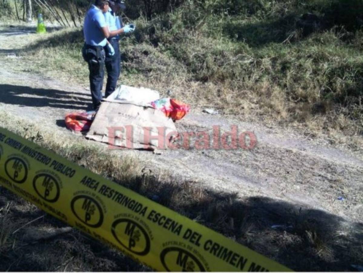 Encuentran dos cadáveres 'encostalados' en sector de Guasculile, al norte de la capital de Honduras