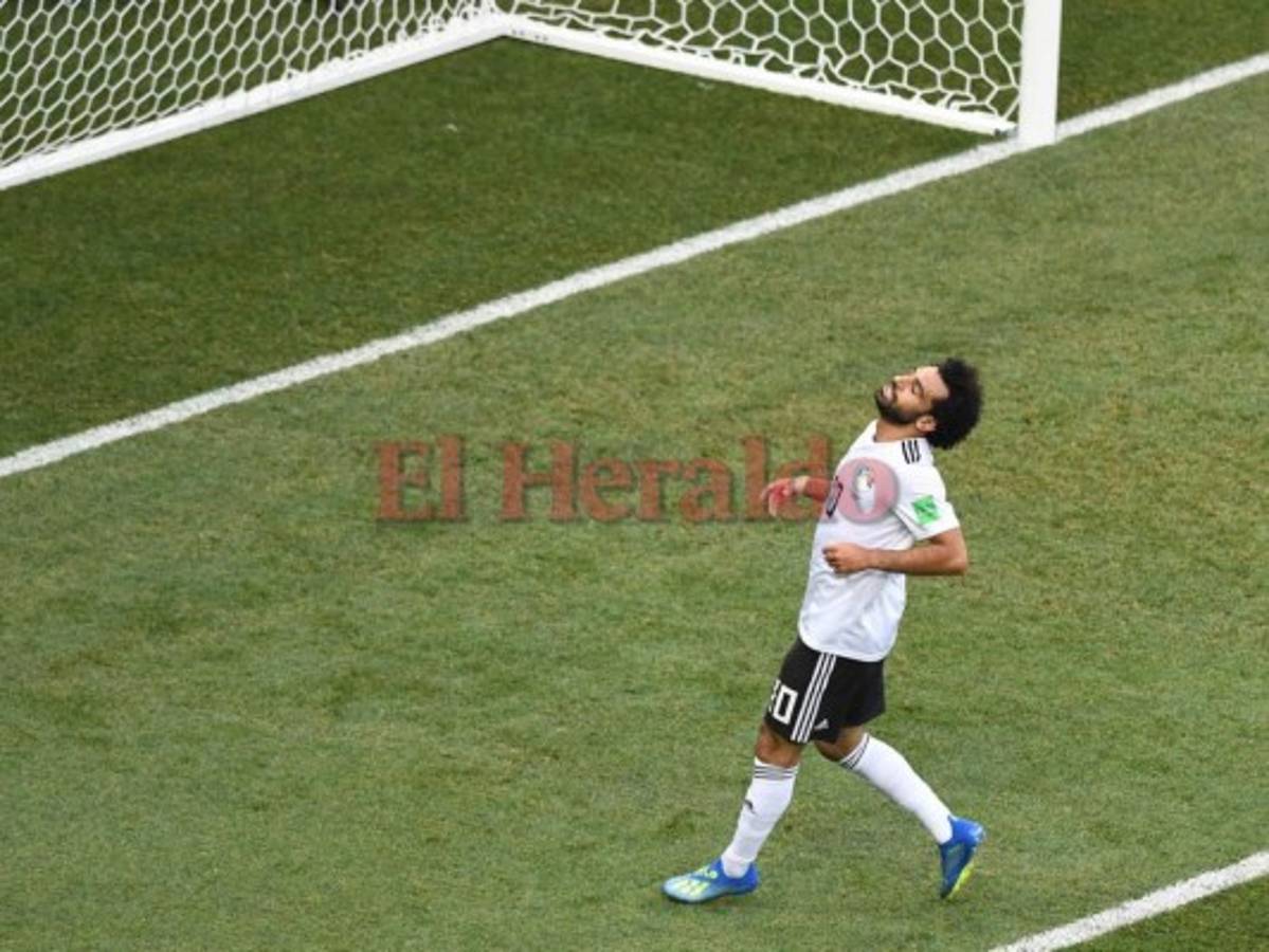 Así fue el gol y la celebración de Mohamed Salah en el duelo Arabia Saudita vs Egipto