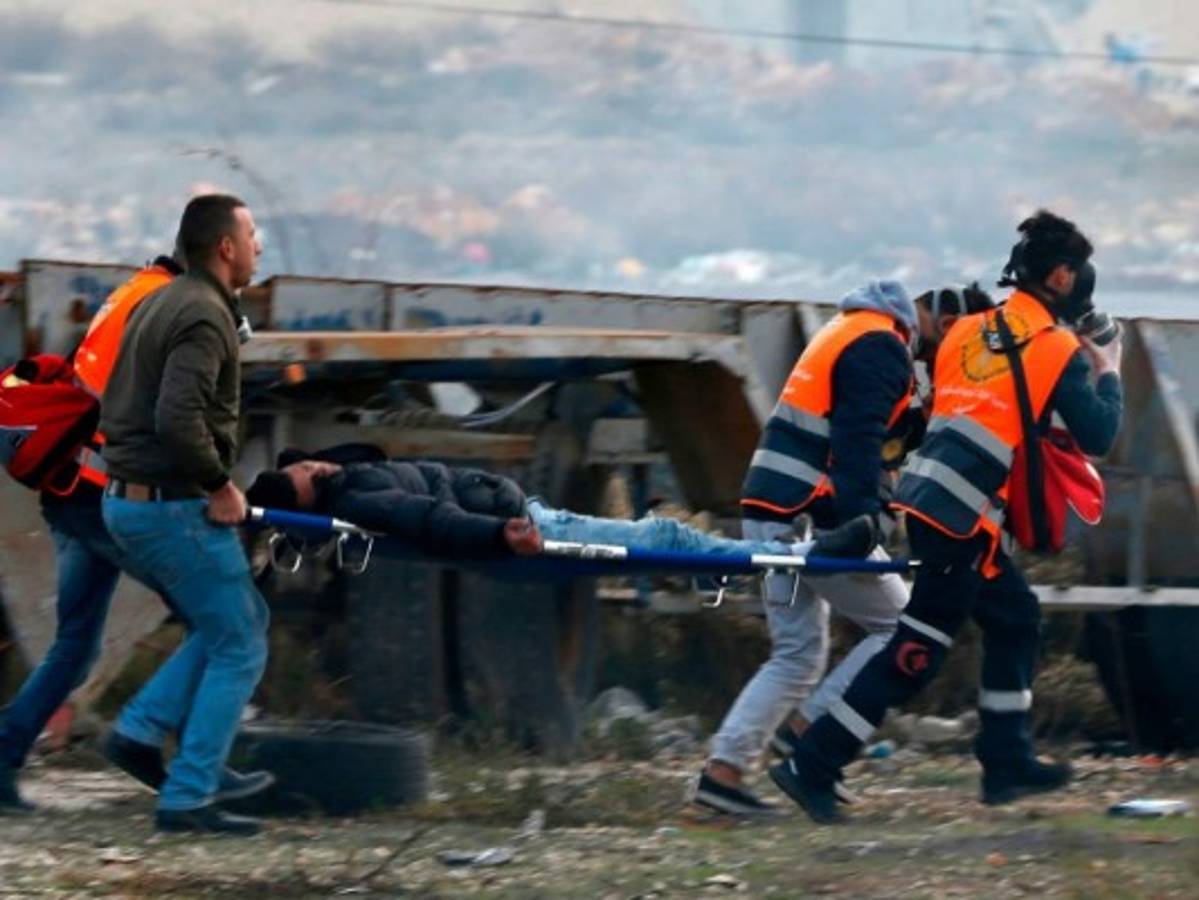 Enfrentamientos en los territorios palestinos tras el reconocimiento de Jerusalén como capital de Israel