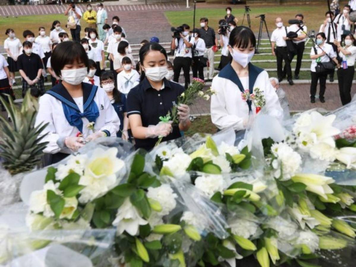 Nagasaki conmemora a las víctima de la bomba atómica lanzada hace 75 años