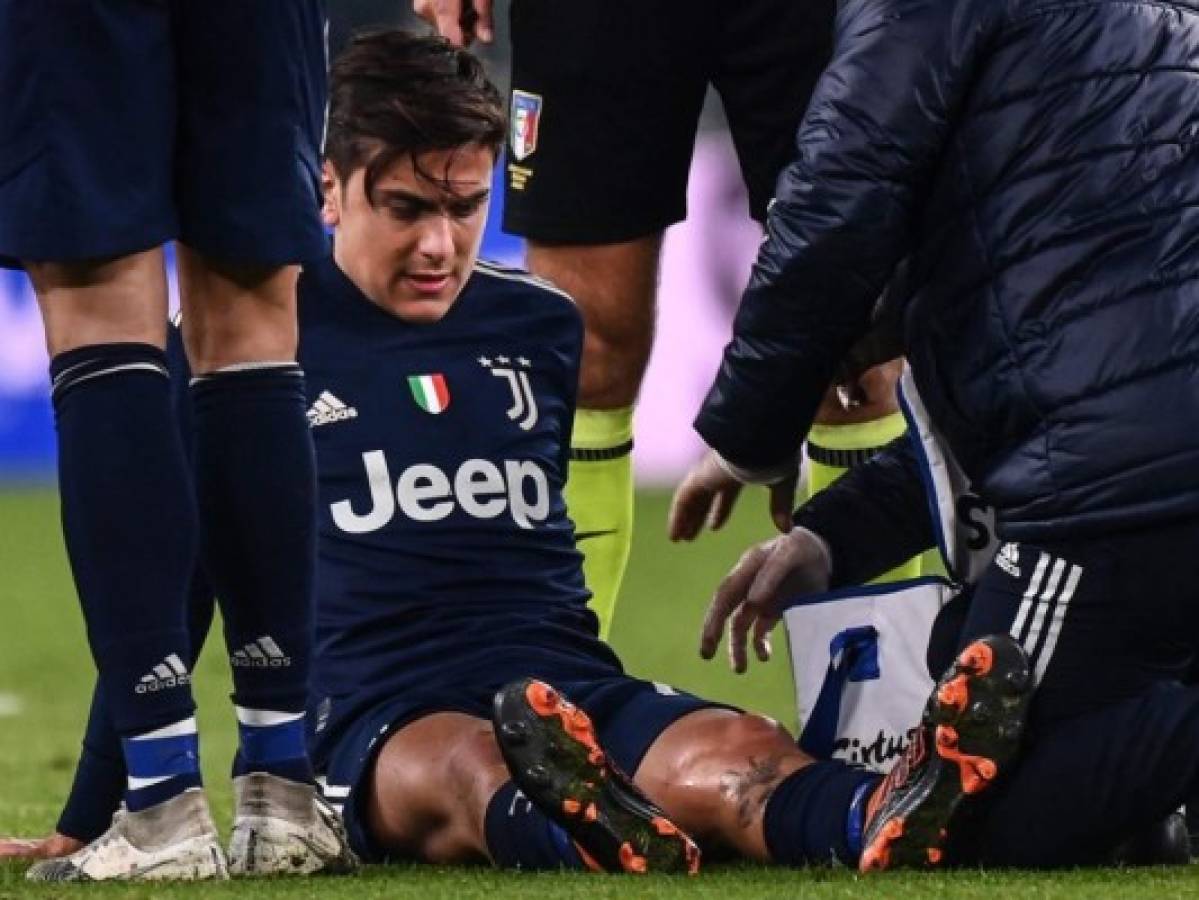 Dybala estará de baja entre 15 y 20 días por una lesión de rodilla