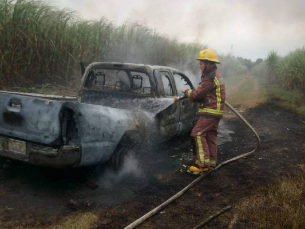 Hallan cadáver calcinado junto a un vehículo en Potrerillos