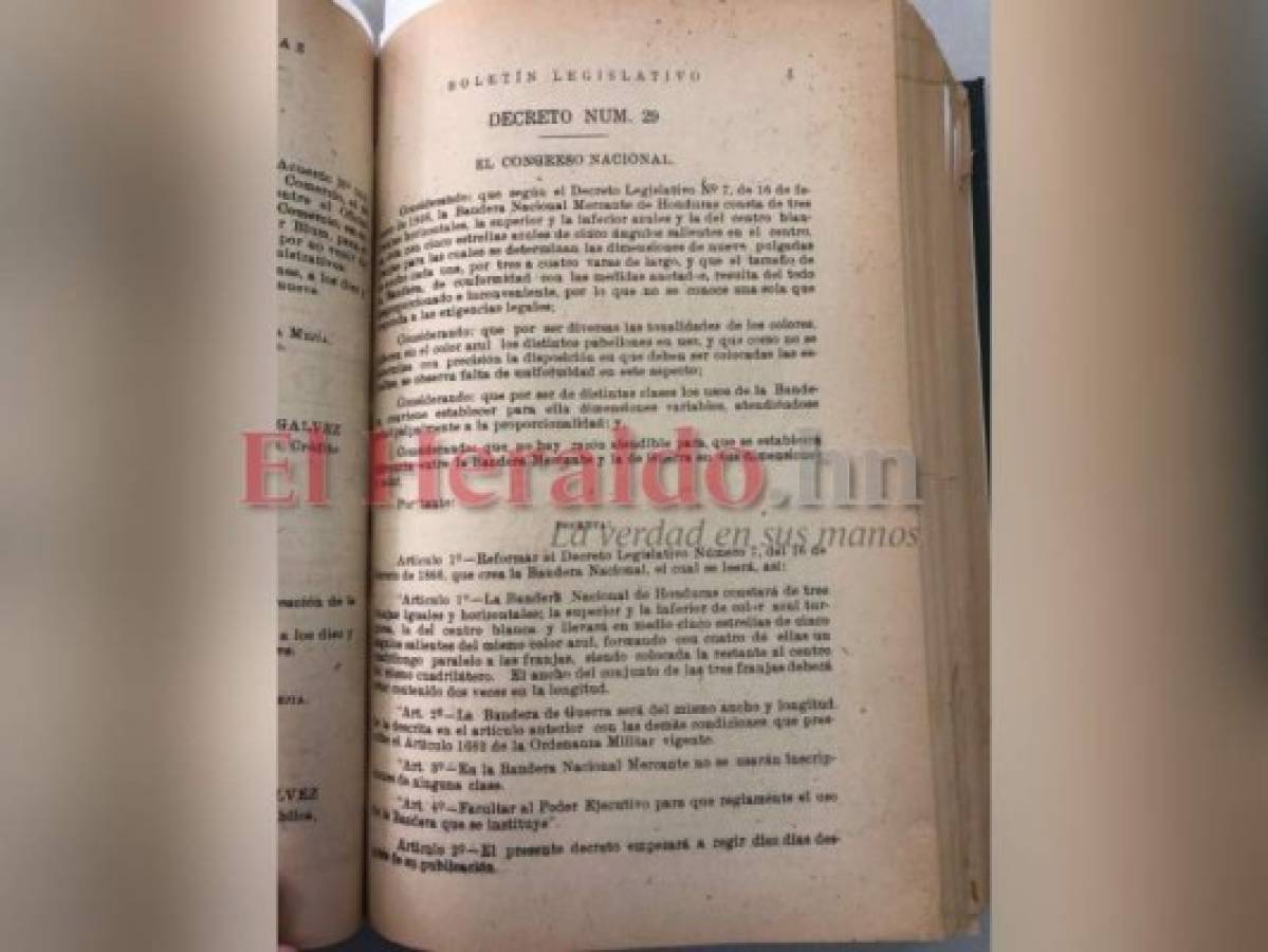 Esta es una imagen del decreto emitido en el gobierno de Gálvez, el 1949. Foto: Cortesía analista Miguel Cálix Martínez
