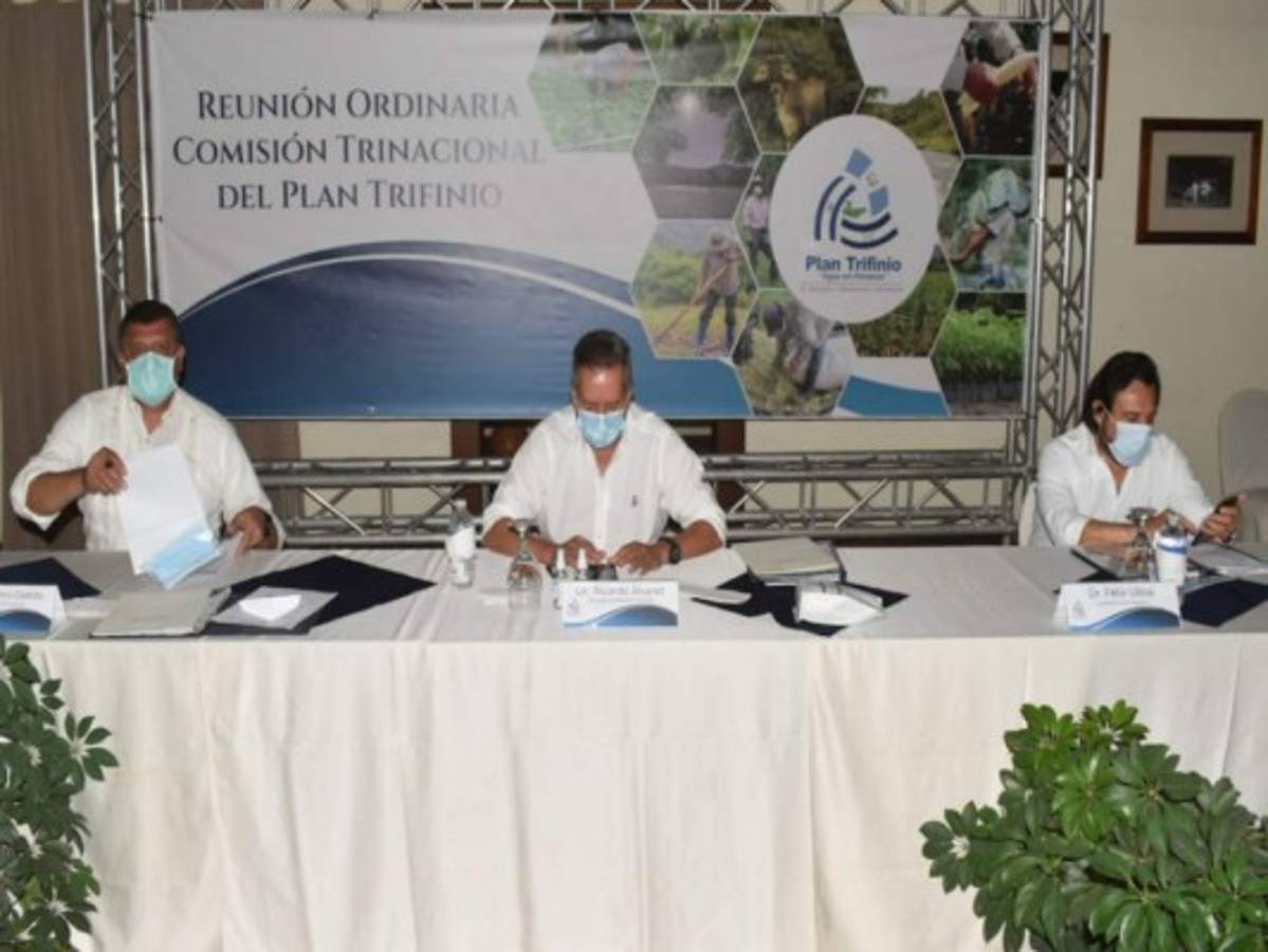 Vicepresidentes del Triángulo Norte revisan avances del Plan Trifinio