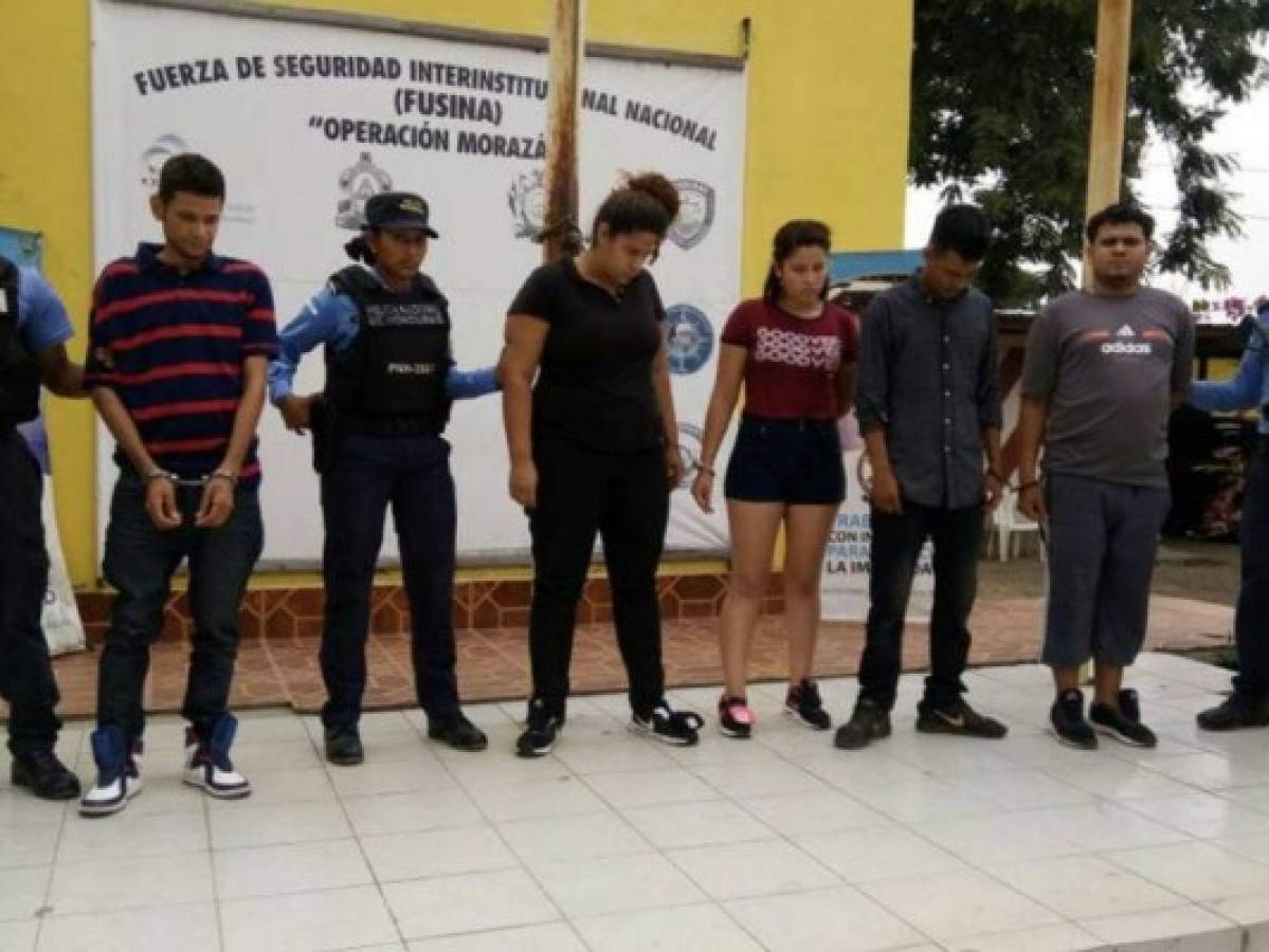 Capturan supuesta banda 'robamotos' en la capital de Honduras