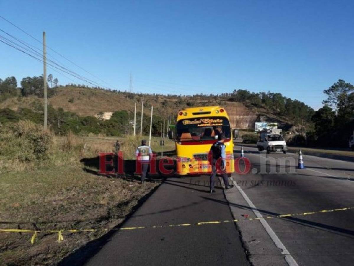 Tiroteo dentro de bus rapidito deja una persona muerta y otra herida en la CA-5