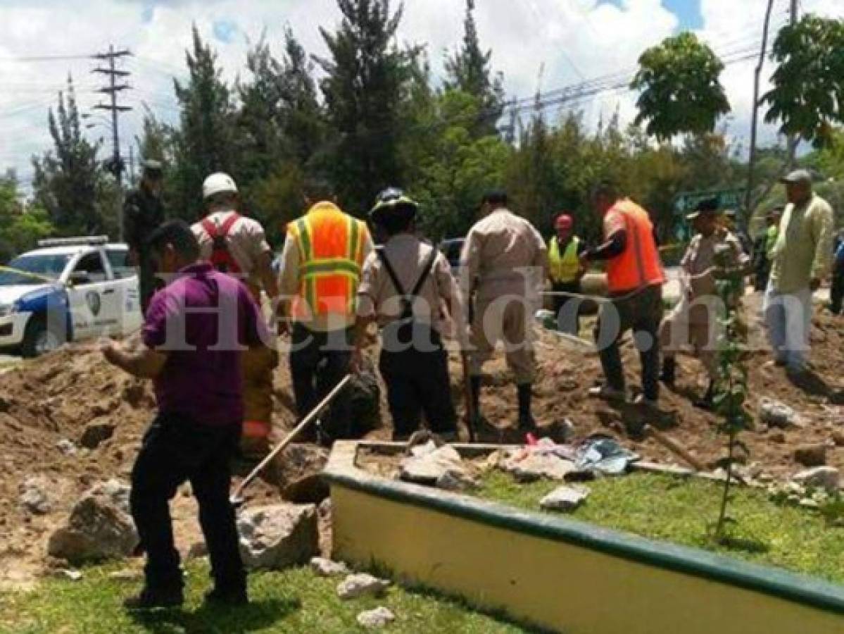 Dos obreros mueren soterrados en sector Mateo de la capital de Honduras   