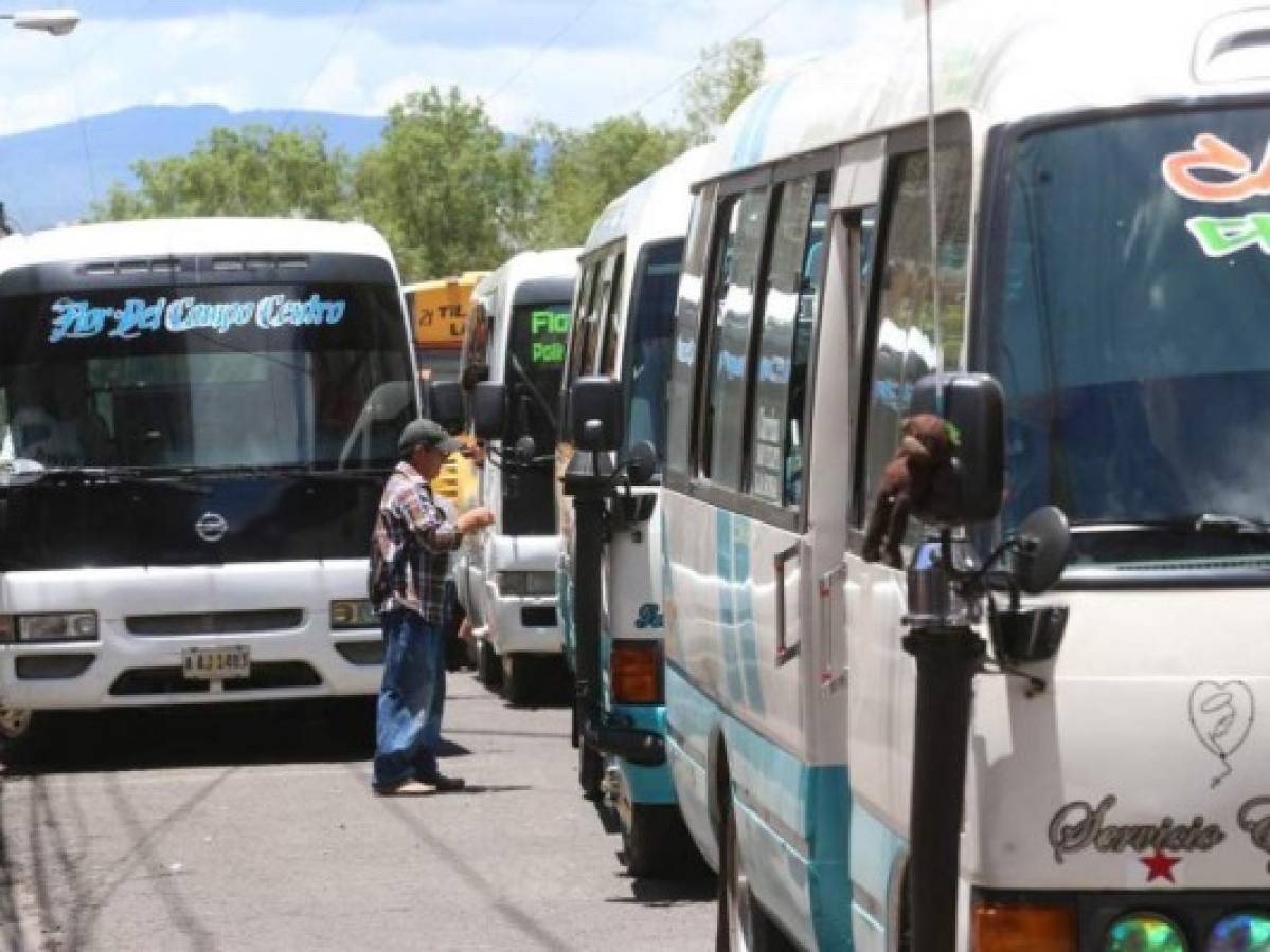 Prohibido cambiar número a unidades pide el Instituto Hondureño de Transporte Terrestre