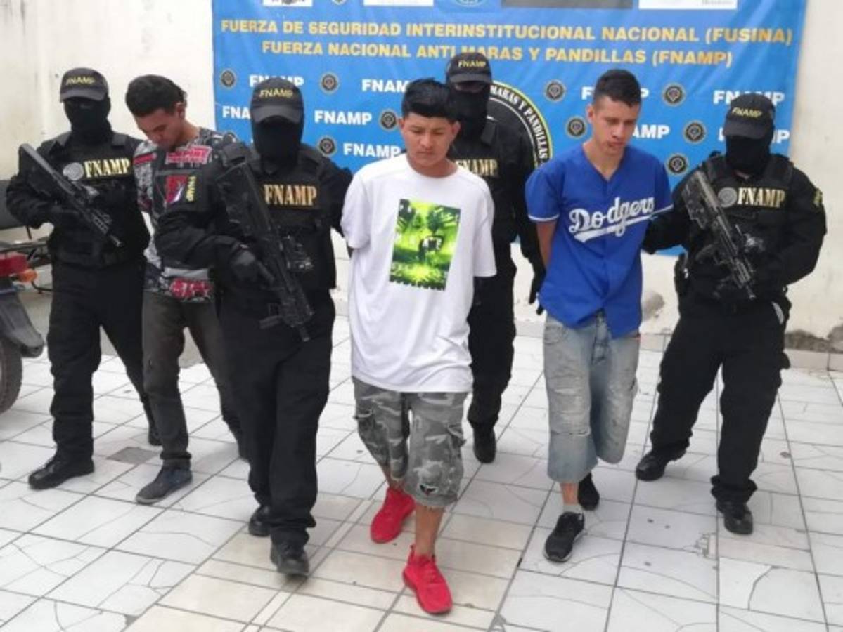 Detienen a tres peligrosos miembros de la MS-13 en la capital