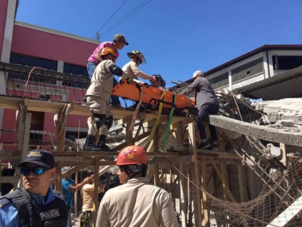 Comayagua: Derrumbe de muro dejó un muerto y seis heridos en colegio