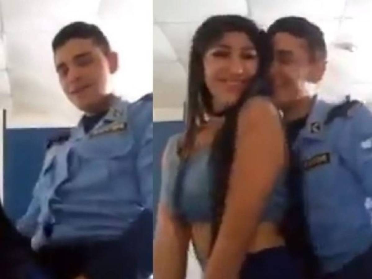 En la cuerda floja policía hondureño por video bailando reguetón en TikTok  