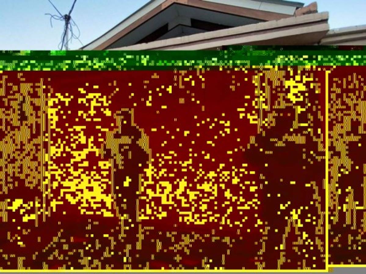 Así luce la fachada de la vivienda en la que se halló la fuerte cantidad de droga.