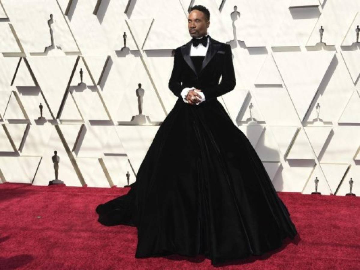 Billy Porter inaugura alfombra de los premios Oscar 2019 con esmoquin-vestido