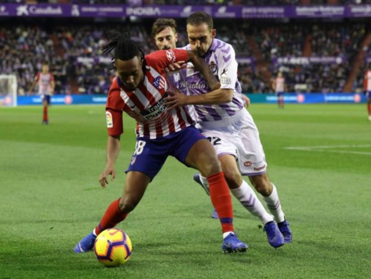El Atlético de Madrid gana 3-2 al Valladolid y se pone segundo