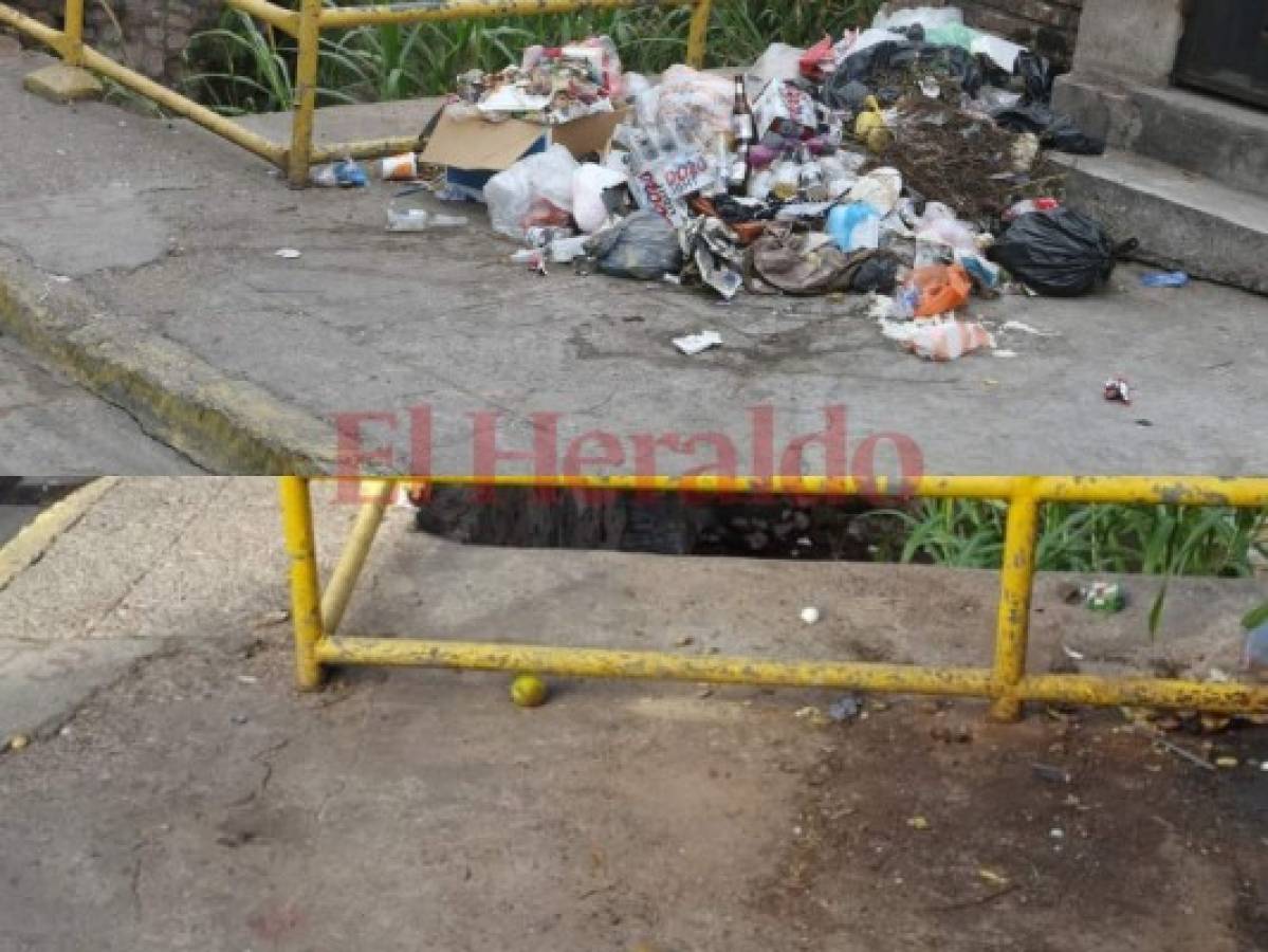 Retiran promontorio de basura en el barrio Morazán de la capital de Honduras