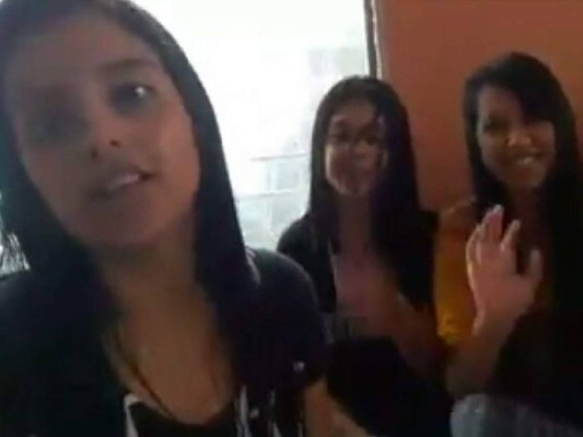 En aparente efecto de las drogas grabaron video las tres colegialas de Santa Bárbara