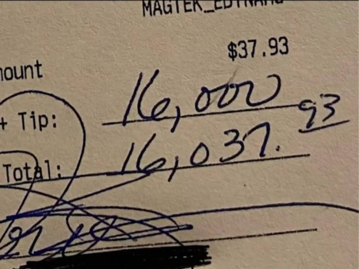 Cliente deja propina de 16,000 dólares en New Hampshire  