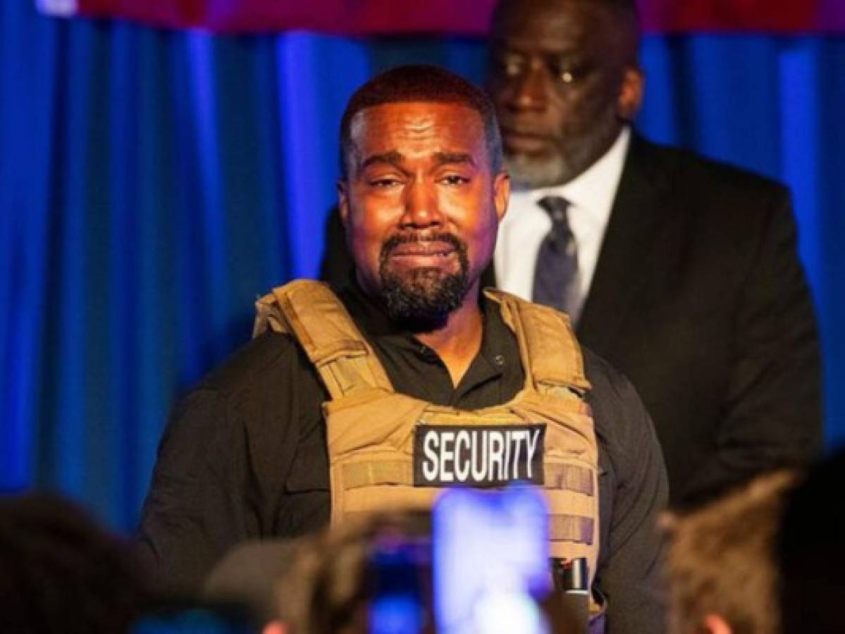 Kanye West llora en lanzamiento de candidatura a la presidencia de EEUU  