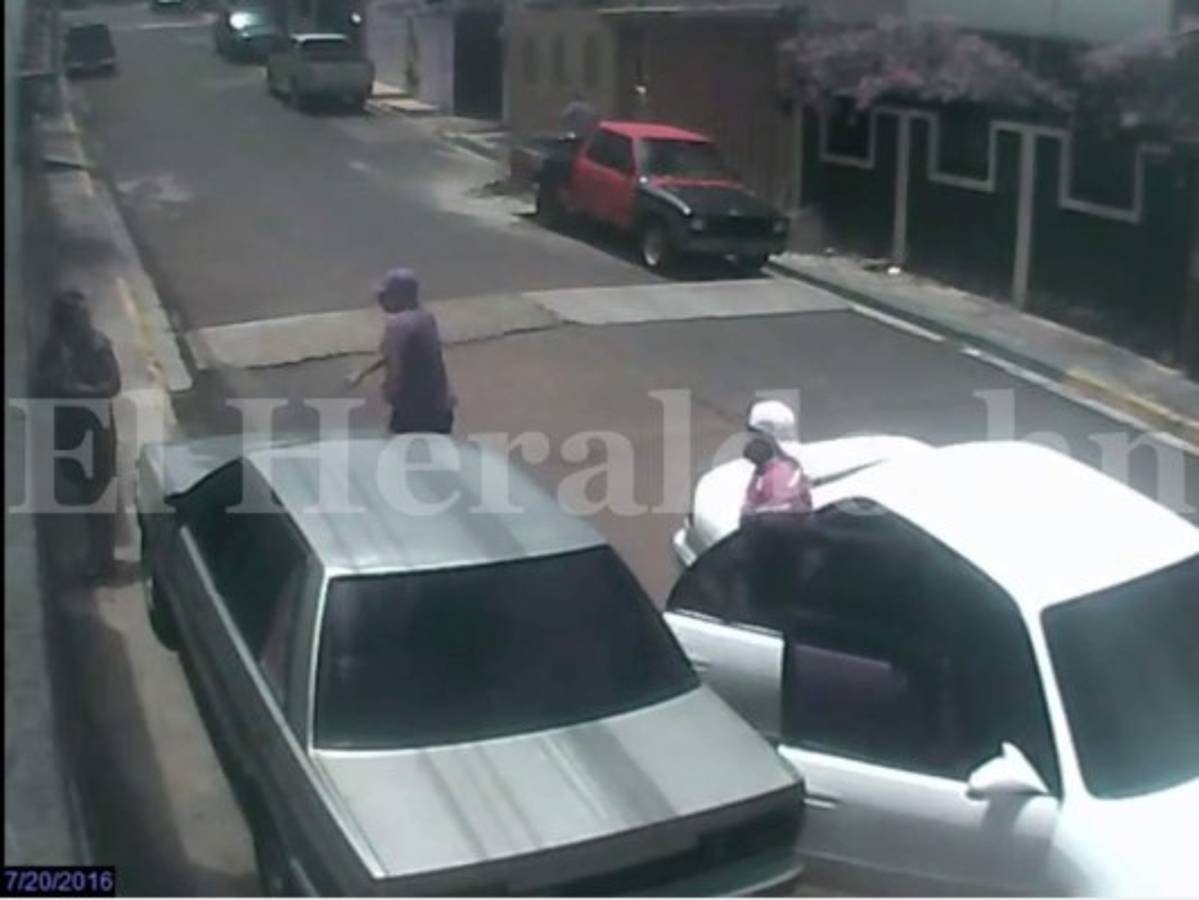 Video capta cómo asaltan en las calles de la capital de Honduras