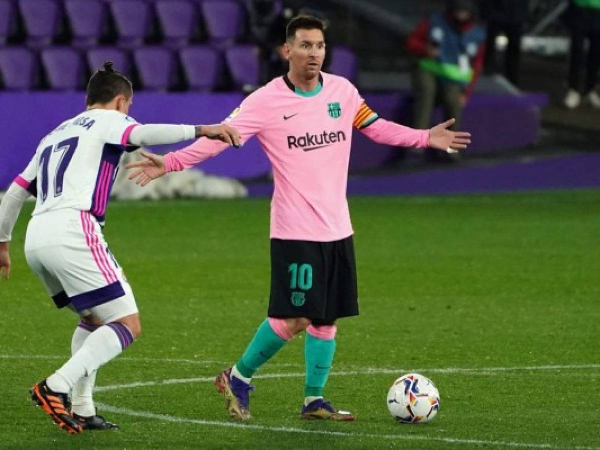 Barcelona gana 3-0 en Valladolid y Messi ya supera a Pelé