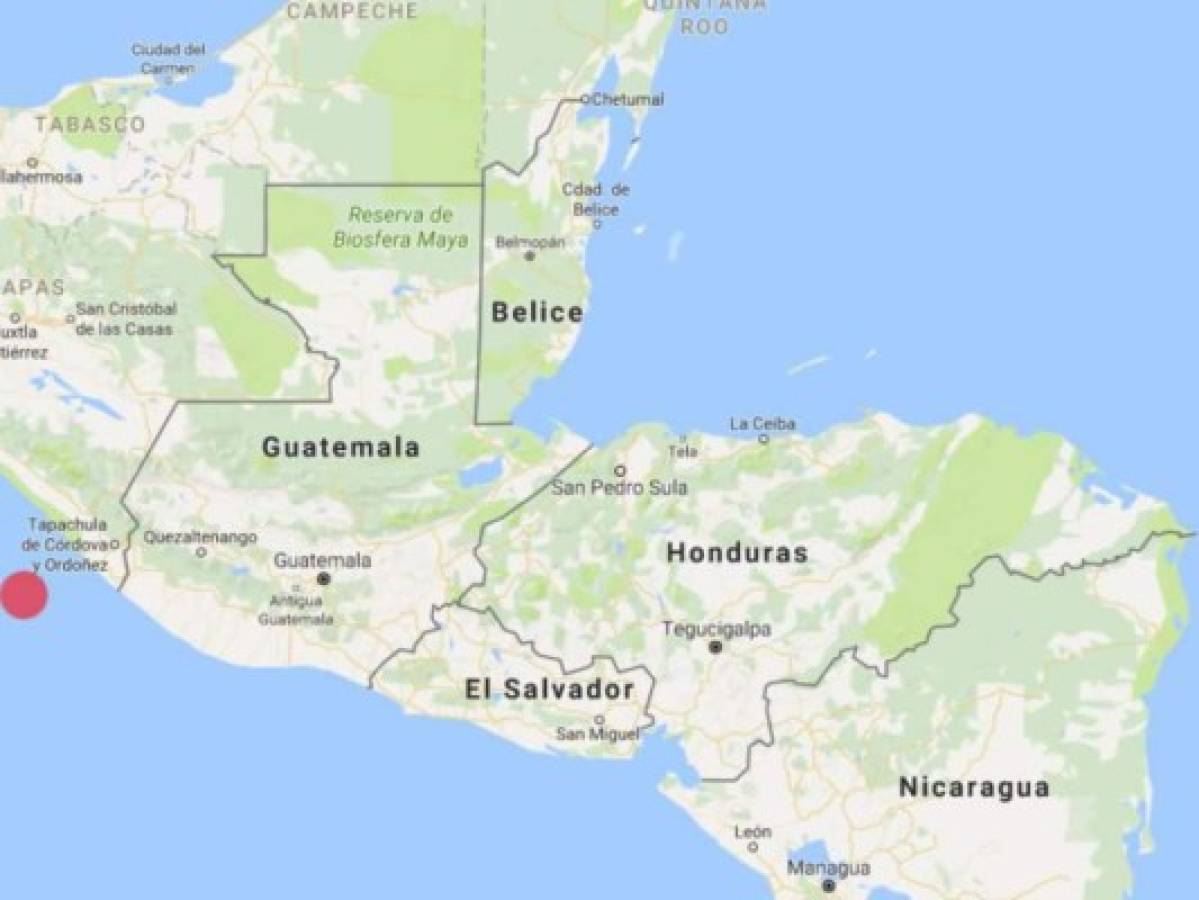 Copeco emite alerta verde por 18 horas para Golfo de Fonseca de Honduras tras sismo