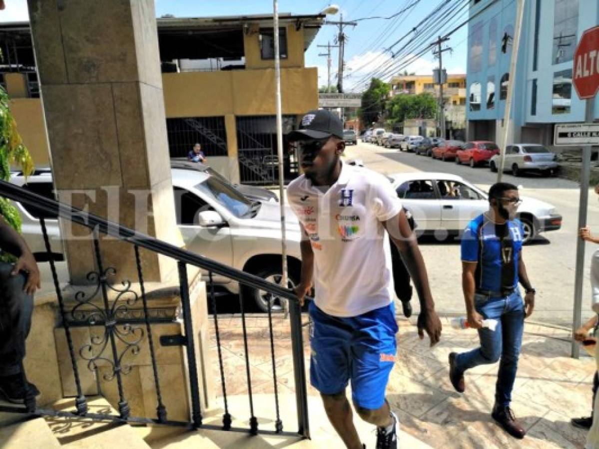Ambiente en el hotel de la Selección de Honduras previo al duelo eliminatorio