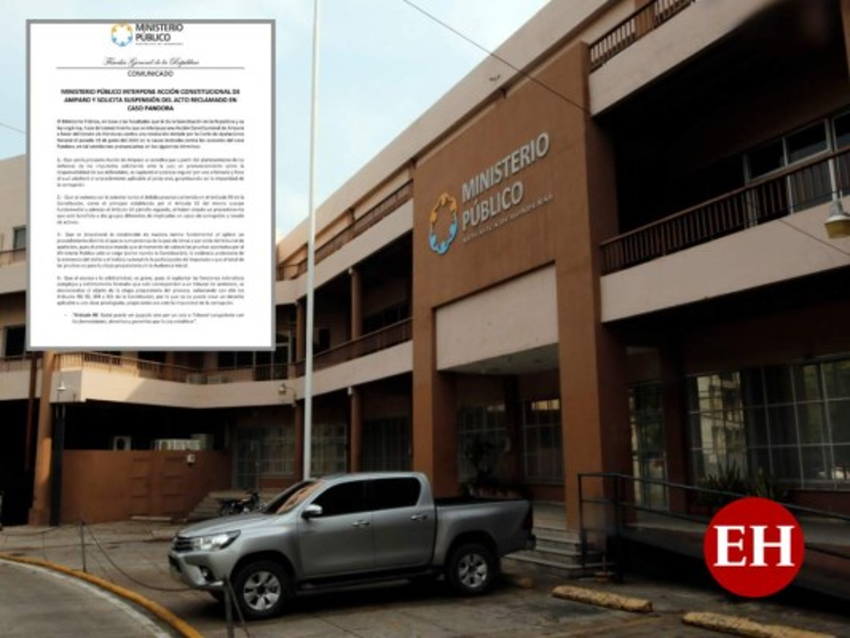 Ministerio Público interpone amparo contra resolución en caso Pandora