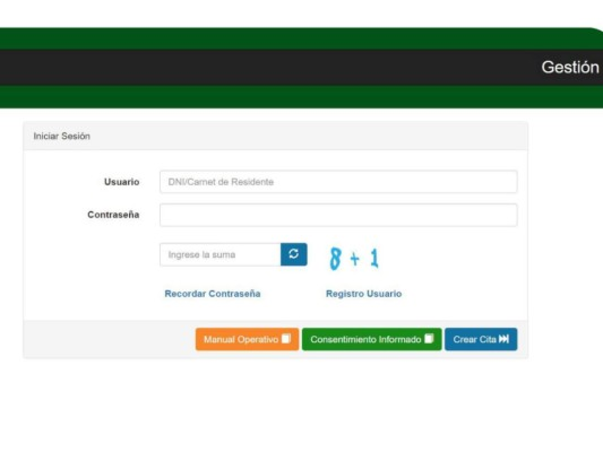 En el sitio web www.ihss.hn encontrará un espacio del menú principal con un botón llamado 'Covid-19', ahí comenzará el proceso para sacar una cita.