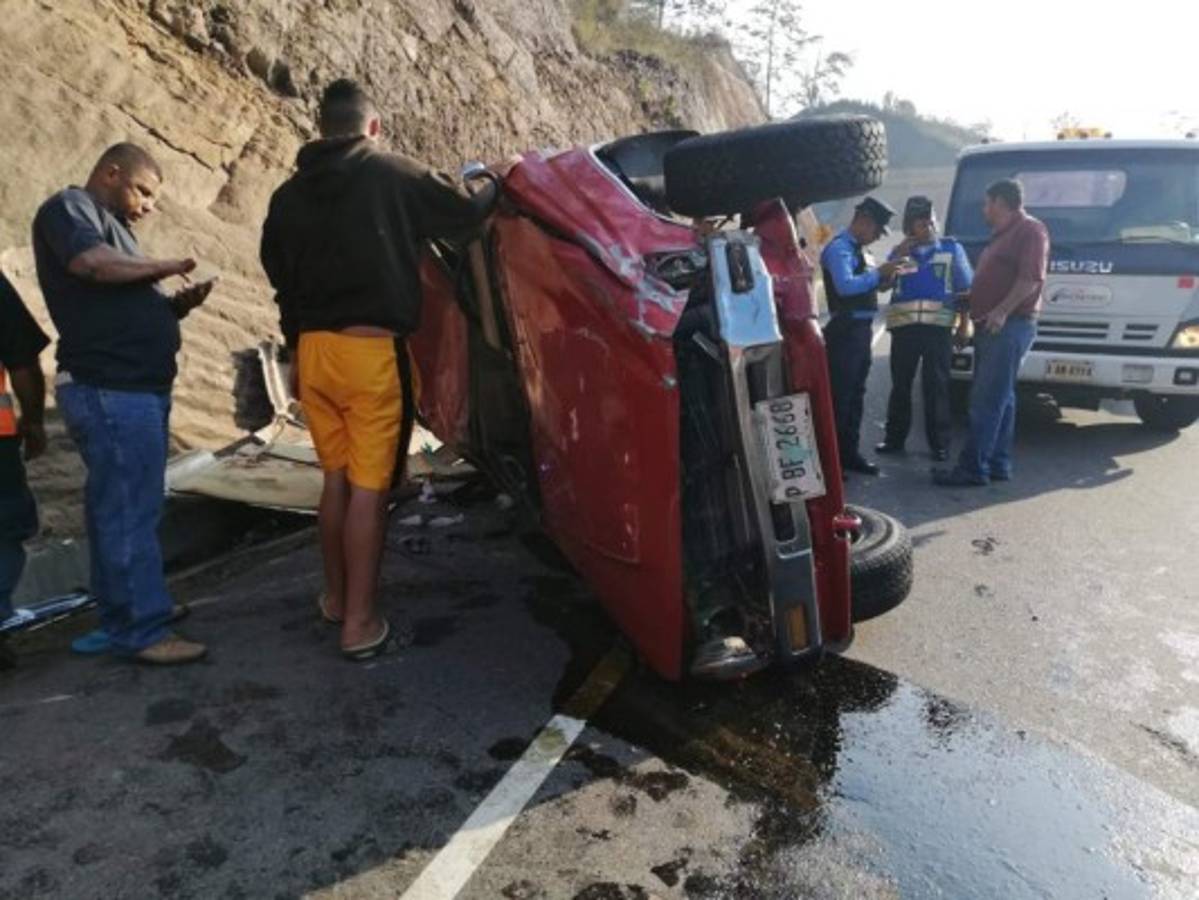 Al menos 12 personas heridas en este jueves de accidentes viales en Honduras