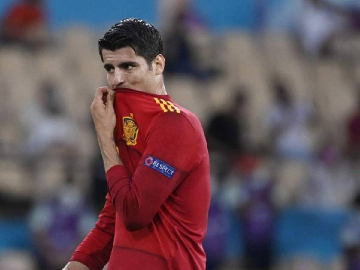 Álvaro Morata en la mira por la falta de contundencia en España