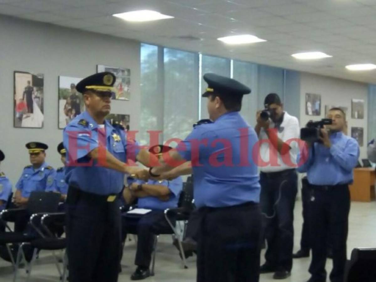 Realizan traspaso de mando en direcciones de la Policía Nacional de Honduras