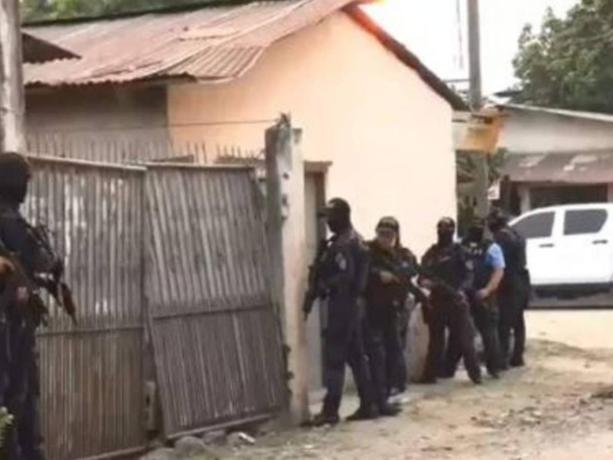 Realizan cinco allanamientos simultáneos en San Pedro Sula