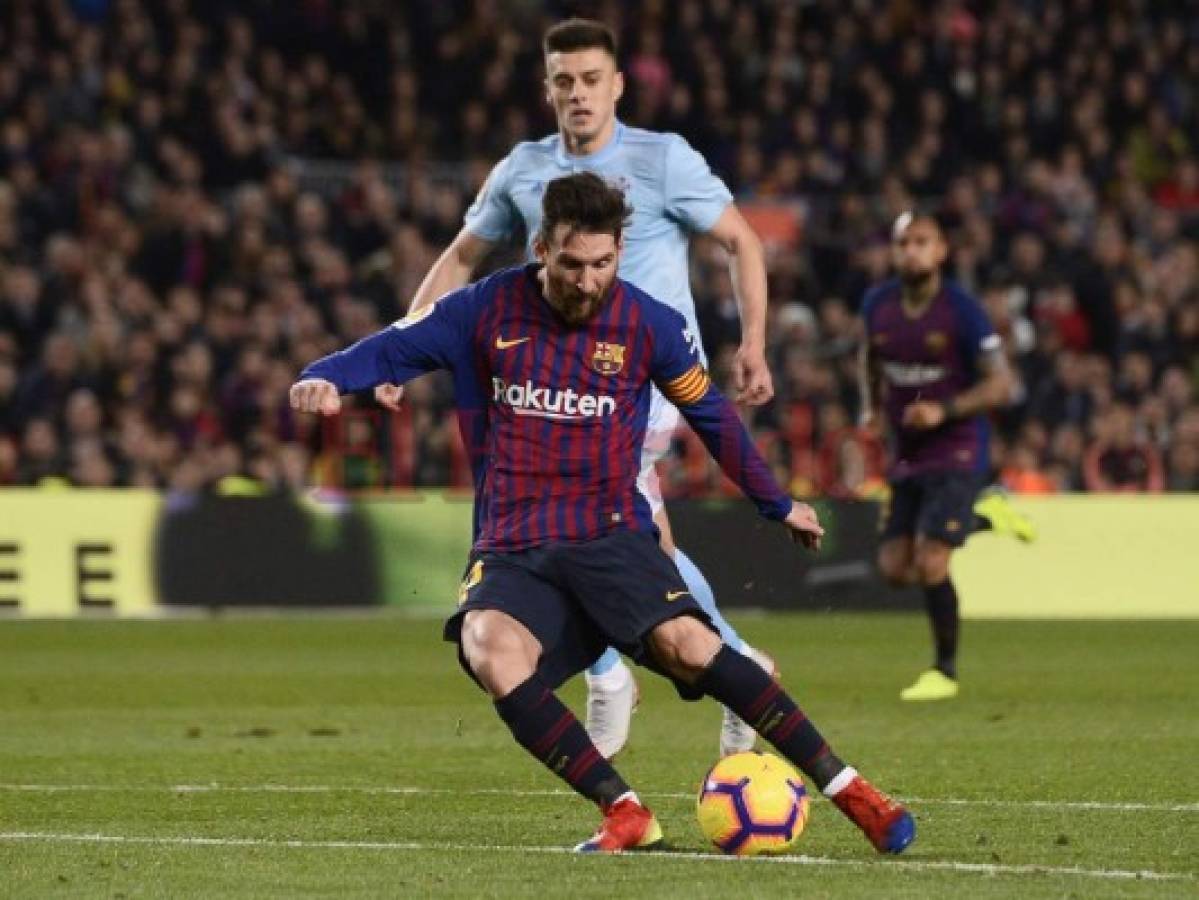 Leo Messi mantiene liderato en solitario en la tabla de goleadores en España