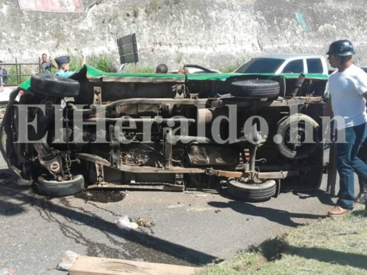 Honduras: Madre e hijo sufren aparatoso accidente al regresar de vender tamales