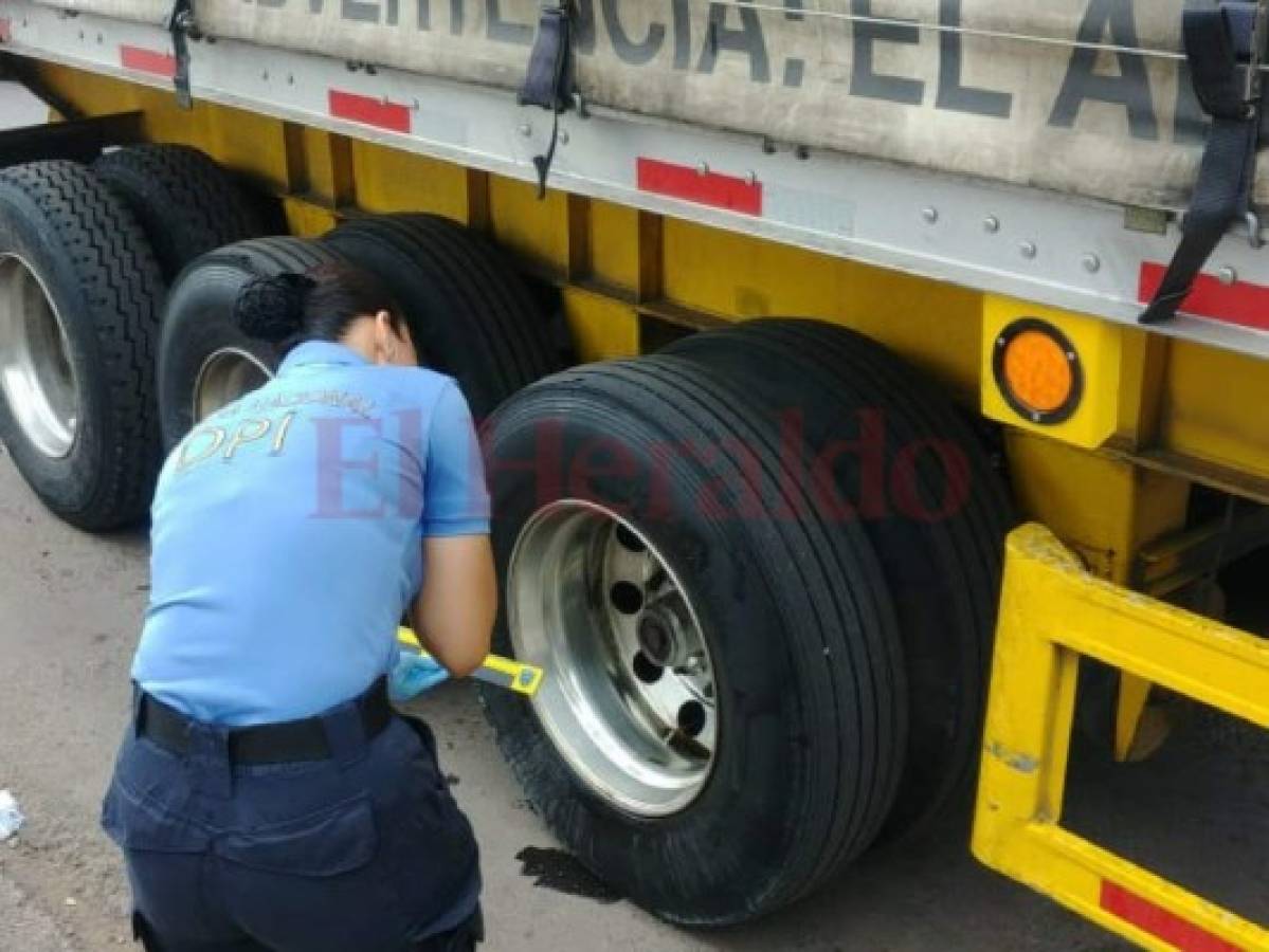 Motociclista muere tras ser impactado por una rastra en el bulevar Fuerzas Armadas de Tegucigalpa
