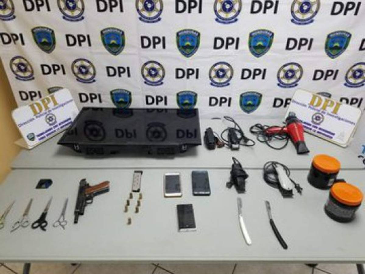 Esto llevaban los detenidos al momento de la captura.