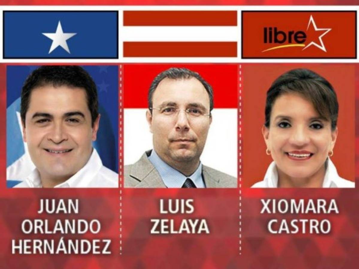 Juan Orlando Hernández, Luis Zelaya y Xiomara Castro ganan elecciones primarias de Honduras