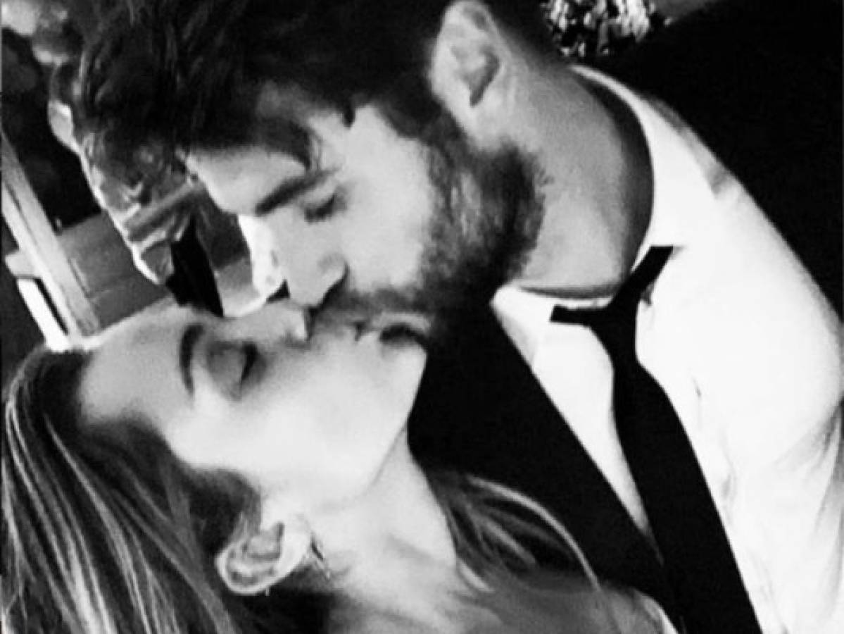 Miley Cyrus publica las primeras fotos de su boda con Liam Hemsworth
