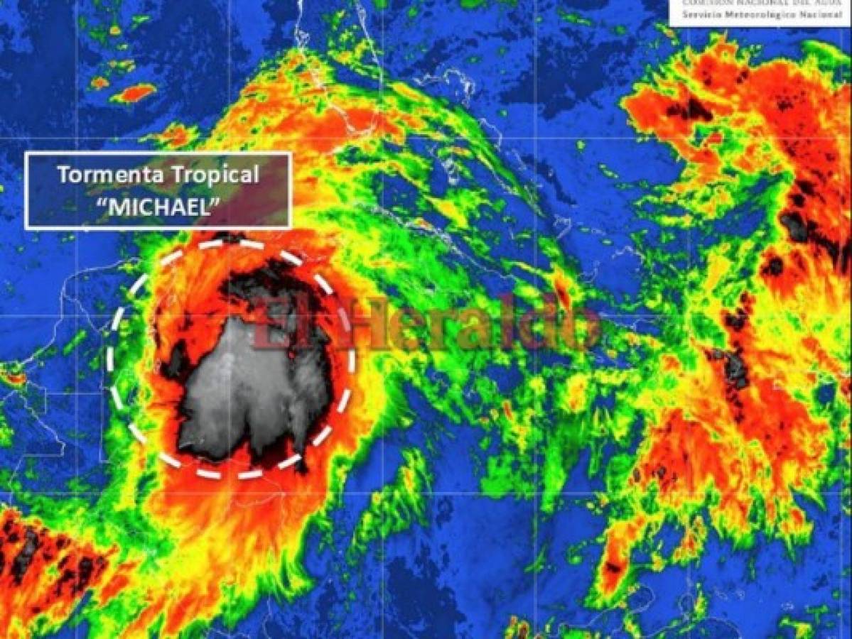 Se forma tormenta tropical Michael en el Caribe